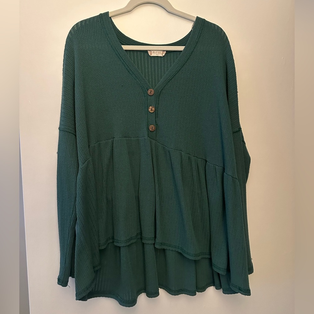 Altard State V Neck Peplum